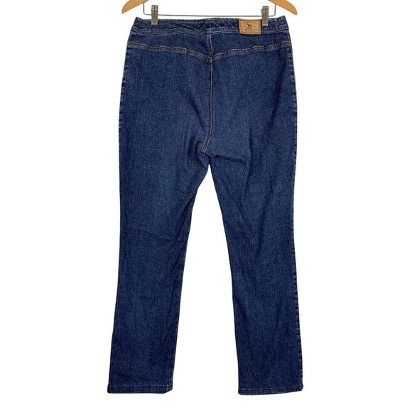 Lauren Jeans Co Denim - Vintage Lauren Jeans Co Ralph Lauren Womens Bareback Jeans Sz 10 High Waist Blue